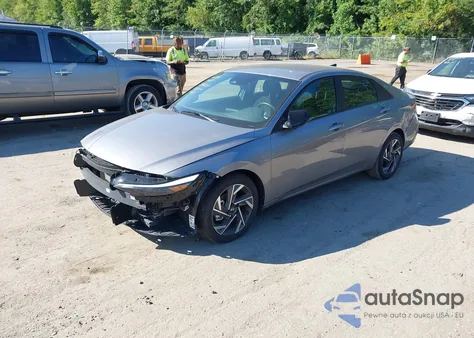 2025 Hyundai Elantra Sel Sport from USA, damaged, VIN KMHLM4DG0SU876381